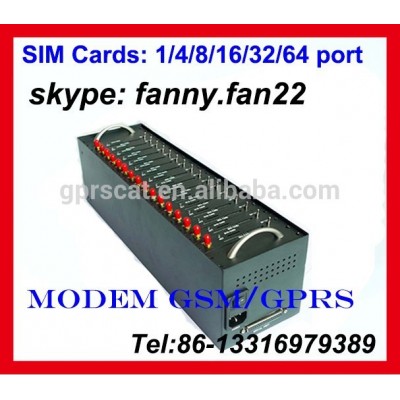 Multi- socket GSM MODEM 16 ports mc39i module sending SMS MMS