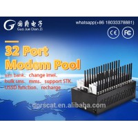 Support change IMEI wavecom fastrack AT COMMAND 32 port modem pool