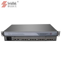 Seriallink S516R 16 Ports modbus RTU TCP protocol RS232/485 to Ethernet Serial Device Server